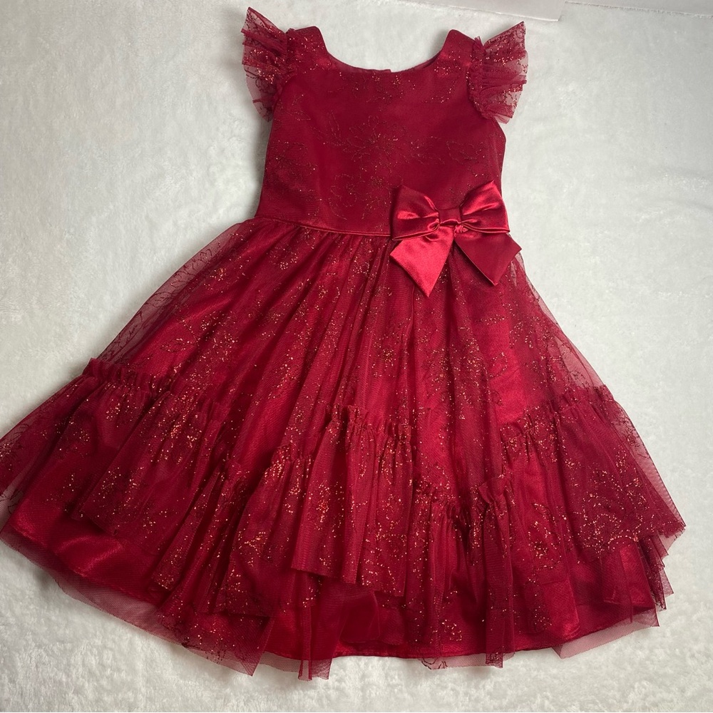 Jona Michelle Vibrant Red Dress Size 5